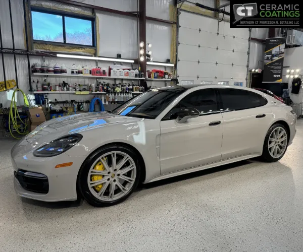view of a sports car post-paint correction